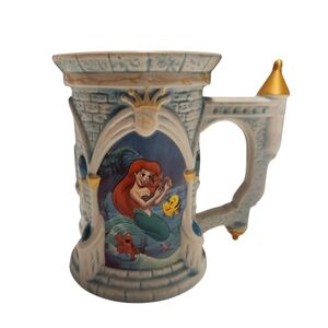 Disney Ariel Castle Mug - Blue and Gold